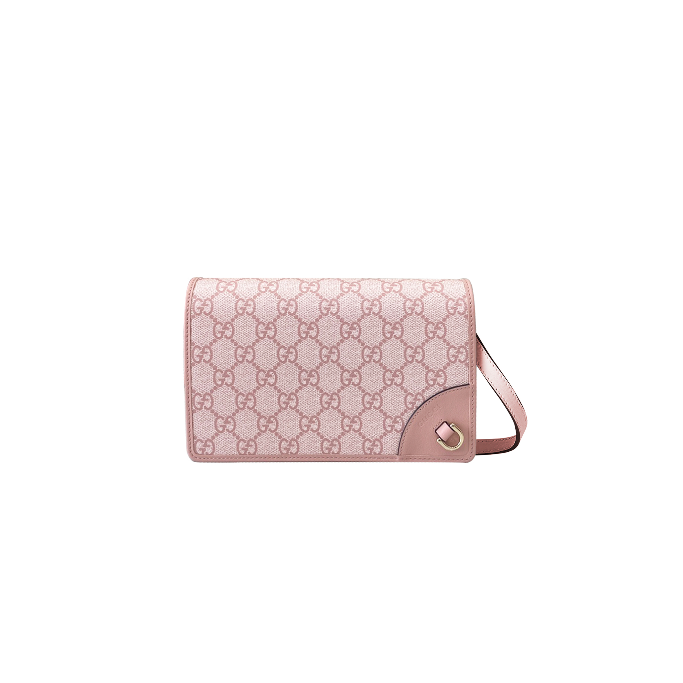 GUCCI GG EMBLEM SUPER MINI SHOULDER BAG 820688 (20*12.58*5cm)